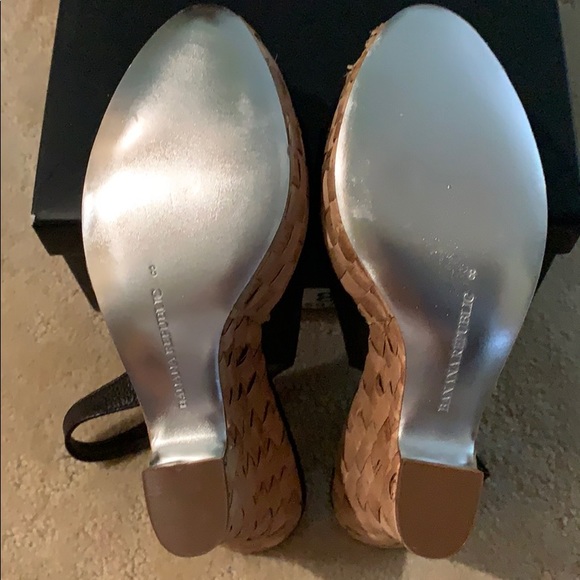 Banana Republic brown Open toe wedge sling back - Picture 4 of 5